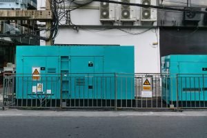 Mobile Unit of Emergency Electric Power Generatot at Site